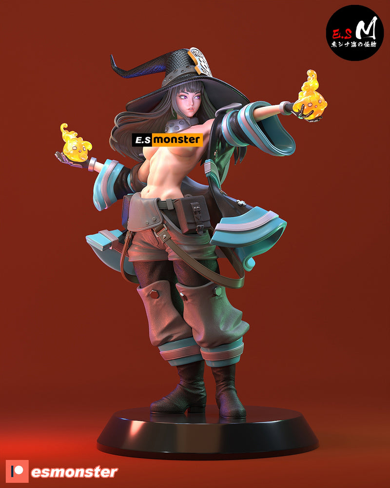 Maki A | Pin-Up Statue Fan Art Miniature Unpainted | E.S Monster