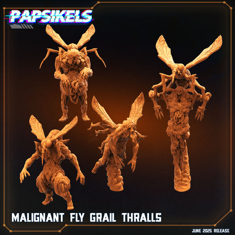 Malignant Fly Grail Thralls Miniatures | Papsikels