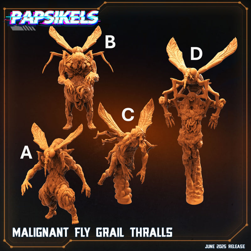 Malignant Fly Grail Thralls Miniatures | Papsikels