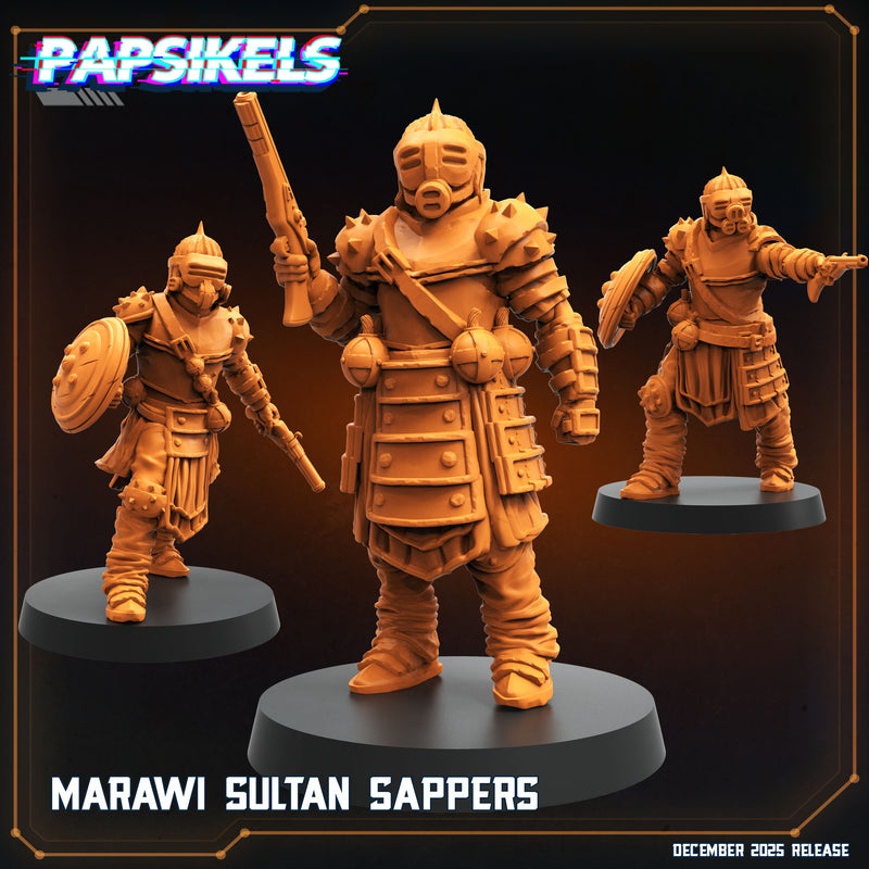 Marawi Sultan Sapper Miniatures | Trench Grimdark | Papsikels