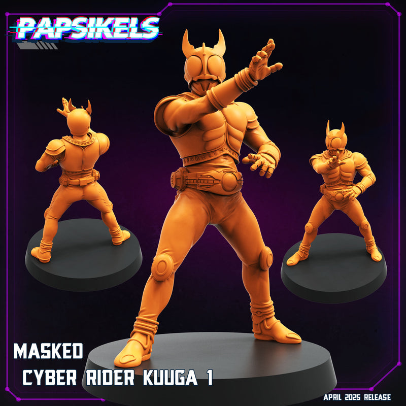 Masked Cyber Rider Kuuga Miniatures | Cyberpunk | Papsikels