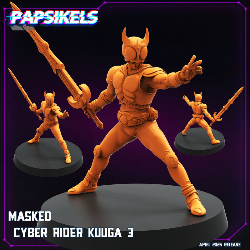 Masked Cyber Rider Kuuga Miniatures | Cyberpunk | Papsikels