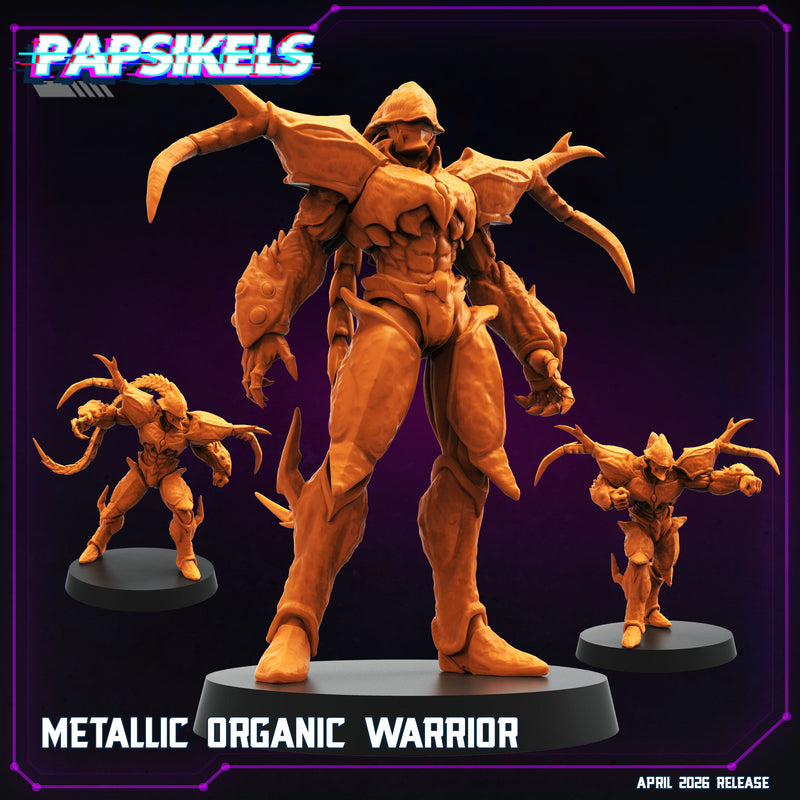 Metallic Organic Warrior Miniatures | Cyberpunk | Papsikels