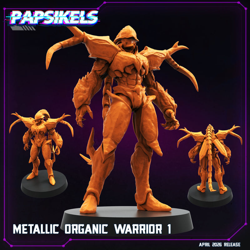 Metallic Organic Warrior Miniatures | Cyberpunk | Papsikels