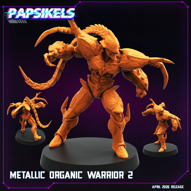 Metallic Organic Warrior Miniatures | Cyberpunk | Papsikels
