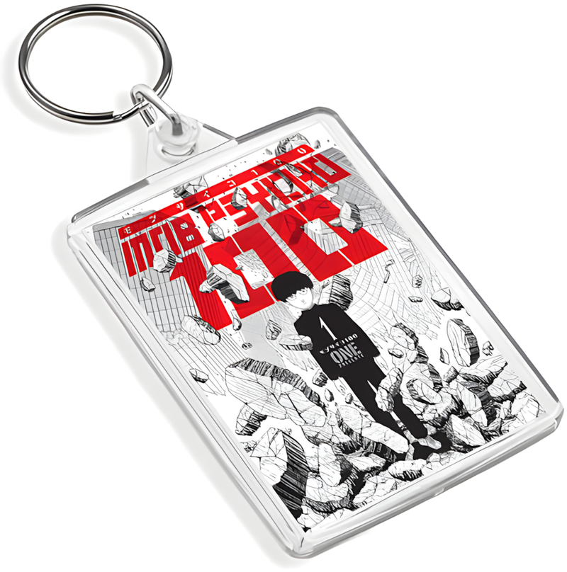 Manga Cover Art Keyring - Dual Sided English / Japanese