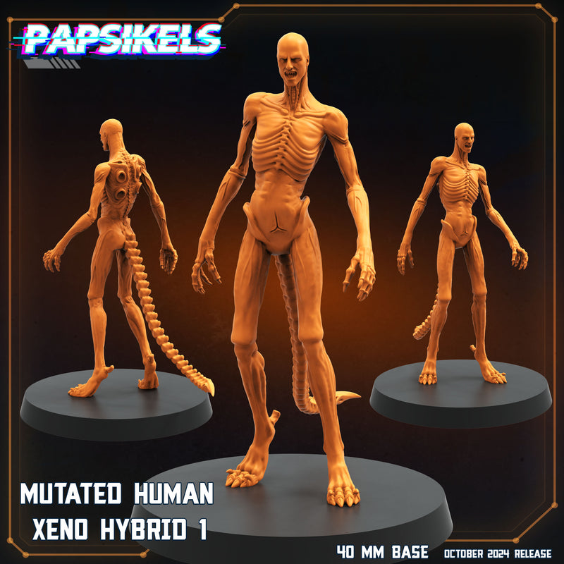 Mutated Human Hybrid Miniatures | Aliens Vs Humans X Scavenger | Papsikels