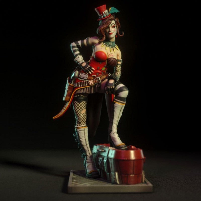 Moxxi | Pin-Up Statue Fan Art Miniature Unpainted | Torrida Minis