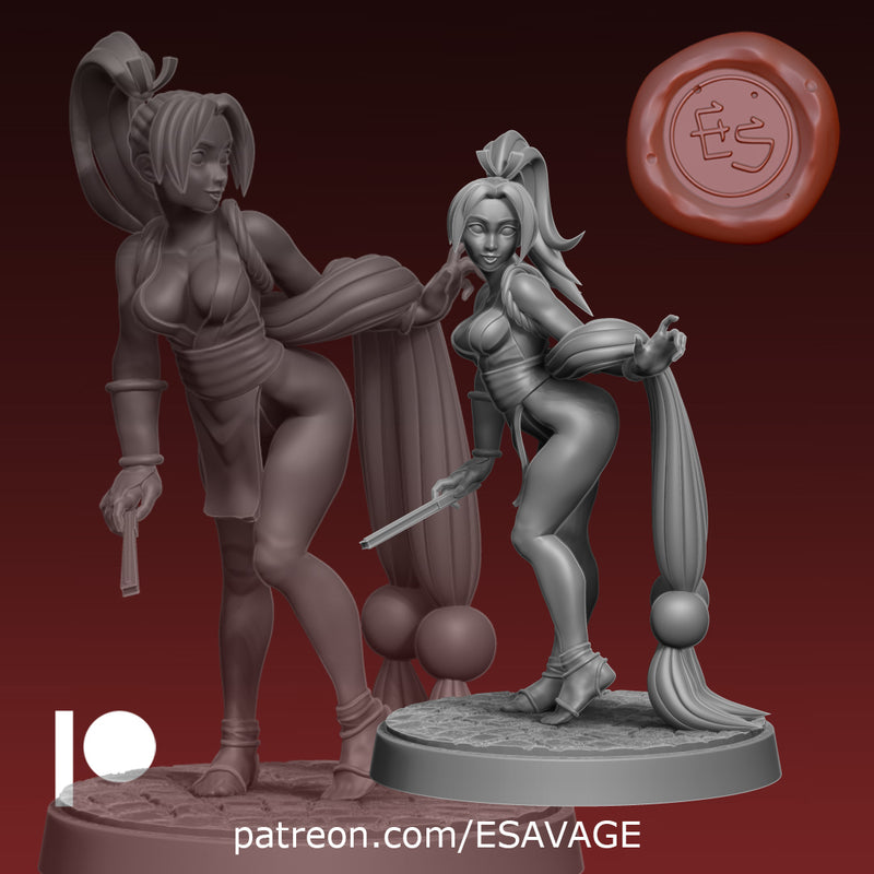 Shiranobu | Fantasy Miniature | Ethan Savage Studios