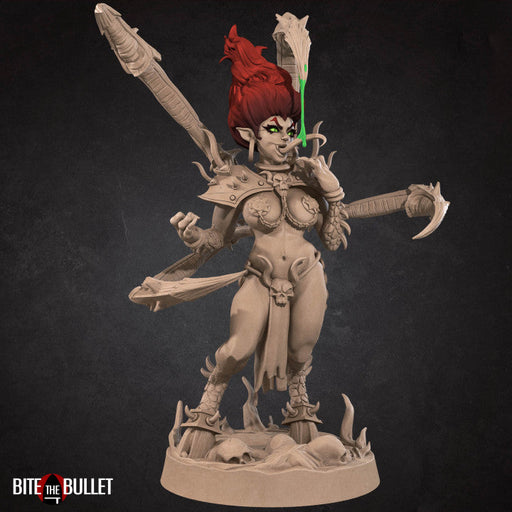 Maiden of Anguish | Bullet Hell Demons | Fantasy Miniature | Bite the Bullet TabletopXtra
