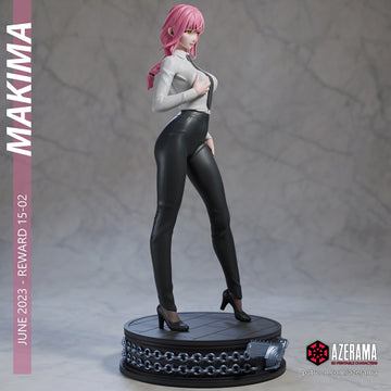 Makima | Pin-Up Statue Fan Art Miniature Unpainted | Azerama