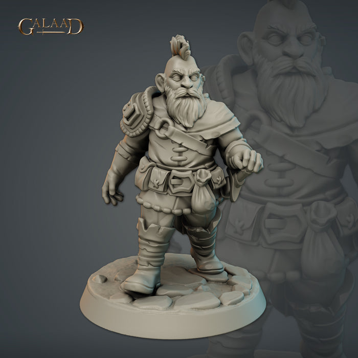 Male Dwarf B | Dwarf Caravan | Fantasy Miniature | Galaad Miniatures
