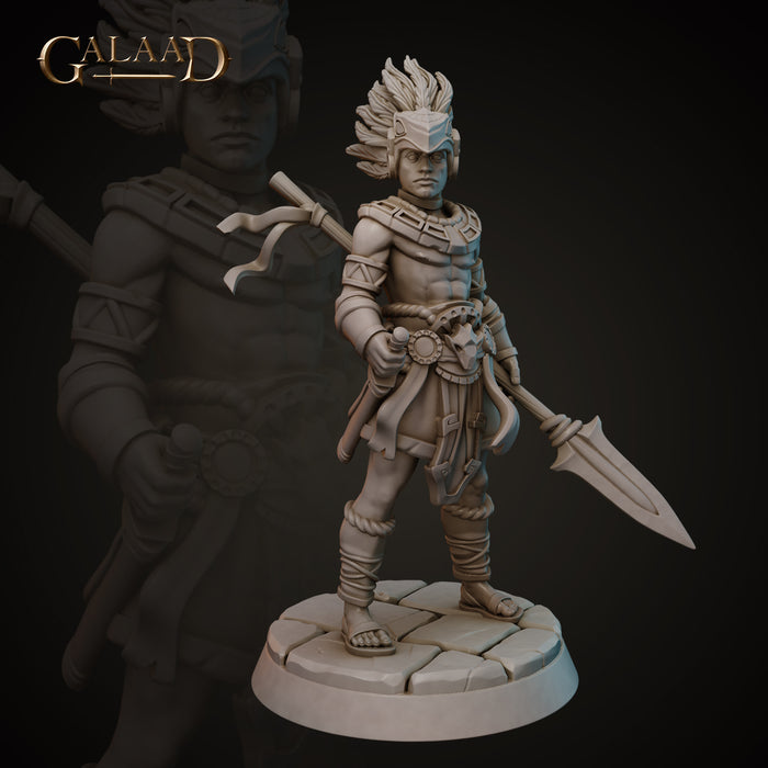 Fighter B | Aztecs | Fantasy Miniature | Galaad Miniatures