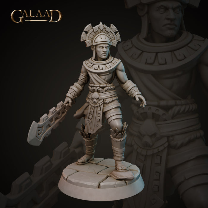 Fighter C | Aztecs | Fantasy Miniature | Galaad Miniatures