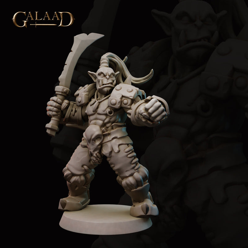 Tribal Orcs Clan Character Miniatures | Fantasy Miniature | Galaad Miniatures