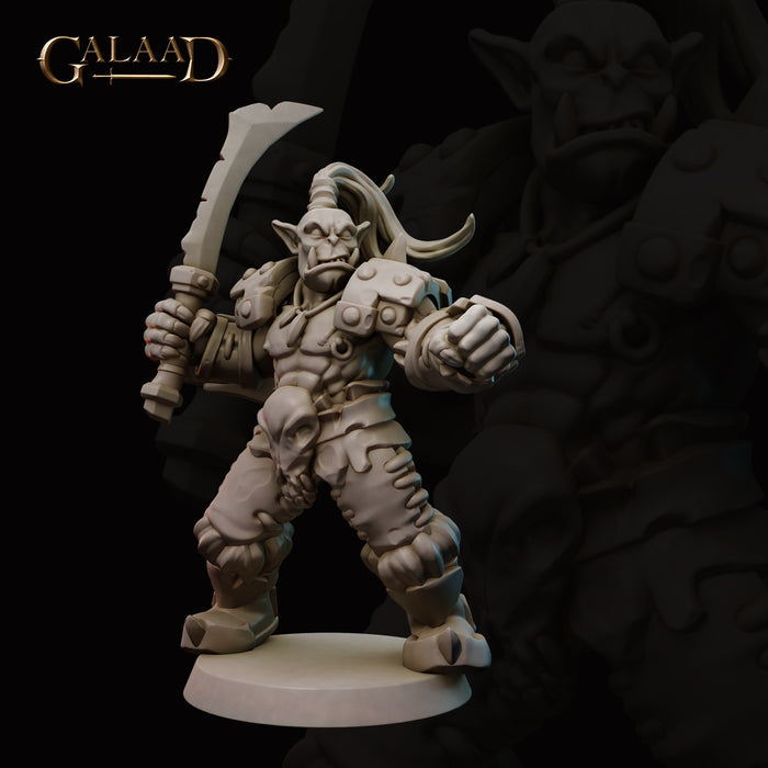 Orc D | Tribal Orcs Clan | Fantasy Miniature | Galaad Miniatures