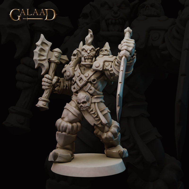 Tribal Orcs Clan Character Miniatures | Fantasy Miniature | Galaad Miniatures