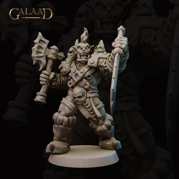 Orc E | Tribal Orcs Clan | Fantasy Miniature | Galaad Miniatures