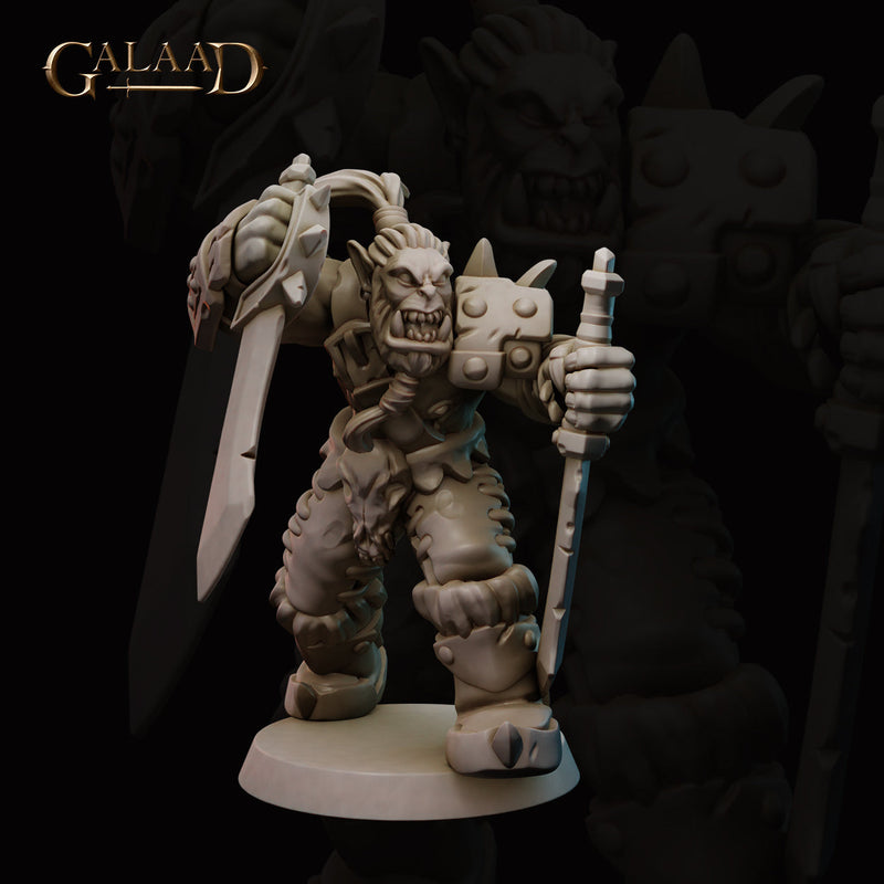 Tribal Orcs Clan Character Miniatures | Fantasy Miniature | Galaad Miniatures