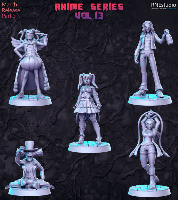 Anime Series Vol 13 Miniatures | Fantasy Miniature | RN Estudio