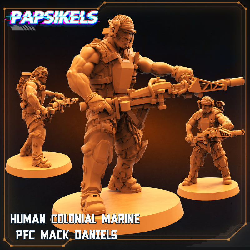 Marine PFC Mack Daniels | Omegas Space Rambutan Expedition | Sci-Fi Miniature | Papsikels TabletopXtra