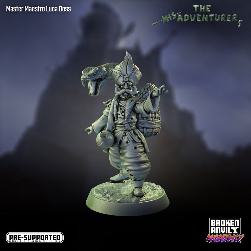 Master Maestro Luca Doss | Mis-Adventurers | Tabletop RPG Miniature TabletopXtra