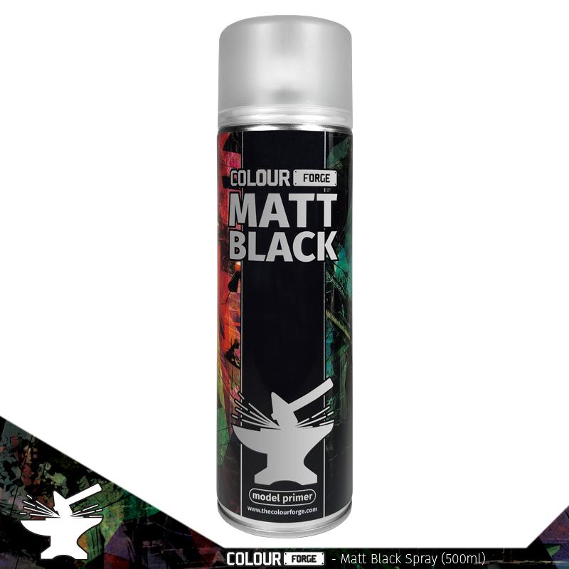 Matt Black | Colour Forge | Matt Spray Primer TabletopXtra