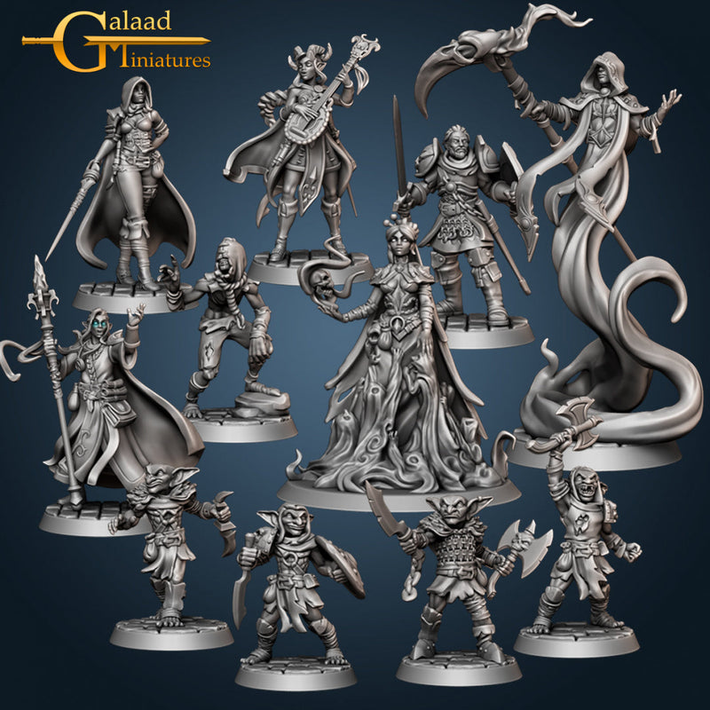 May 22 Adventurer Miniatures (Full Set) | Fantasy Miniature | Galaad Miniatures TabletopXtra