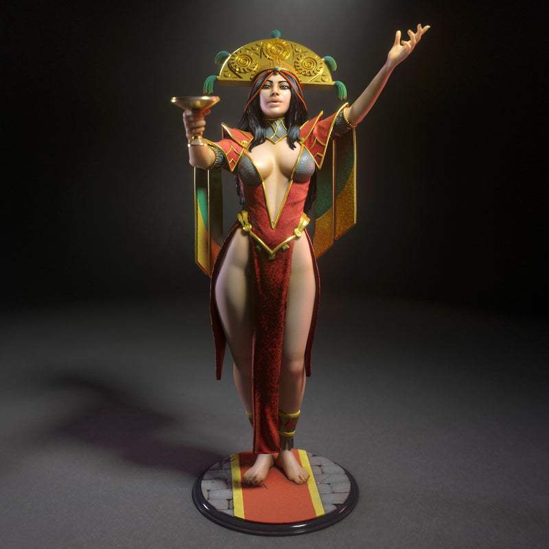Mayara | Pin-Up Statue Fan Art Miniature Unpainted | Torrida Minis