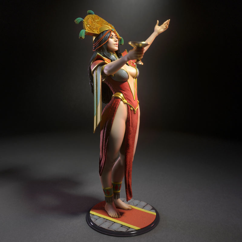 Mayara | Pin-Up Statue Fan Art Miniature Unpainted | Torrida Minis