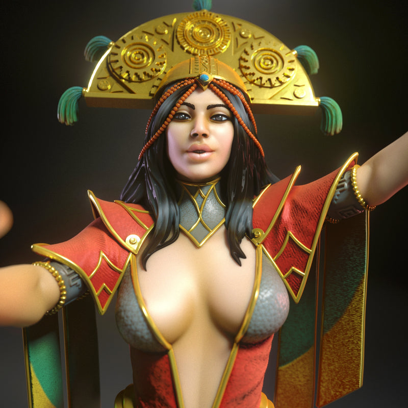 Mayara | Pin-Up Statue Fan Art Miniature Unpainted | Torrida Minis