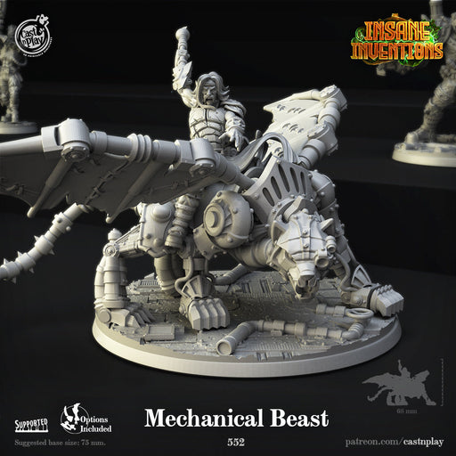 Mechanical Beast | Insane Inventions | Fantasy Miniature | Cast n Play TabletopXtra