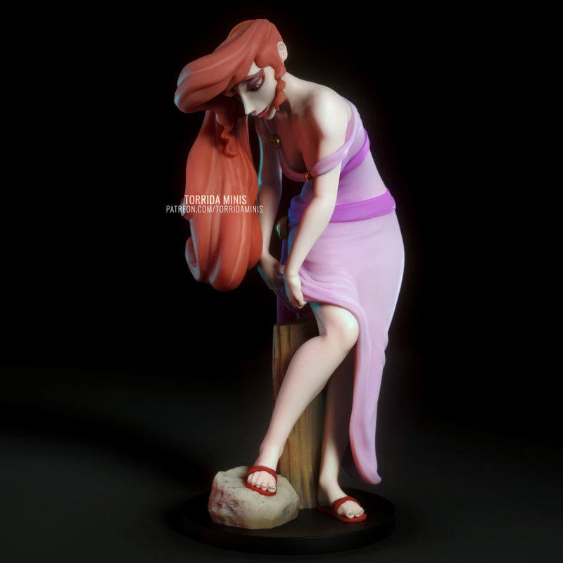 Megara | Pin-Up Statue Fan Art Miniature Unpainted | Torrida Minis