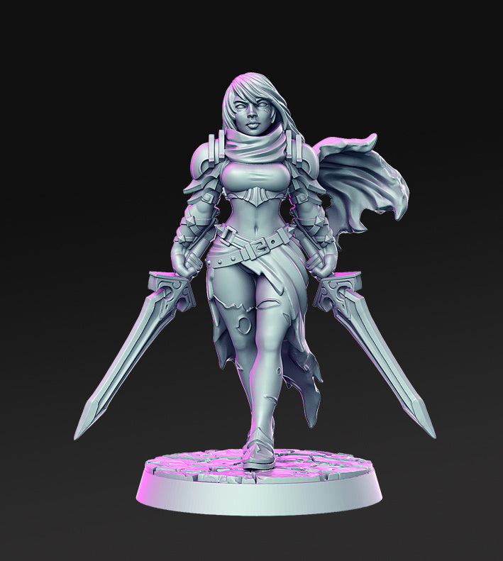 Melisa | The Night Under the Bloody Moon | Fantasy Miniature | RN Estudio TabletopXtra