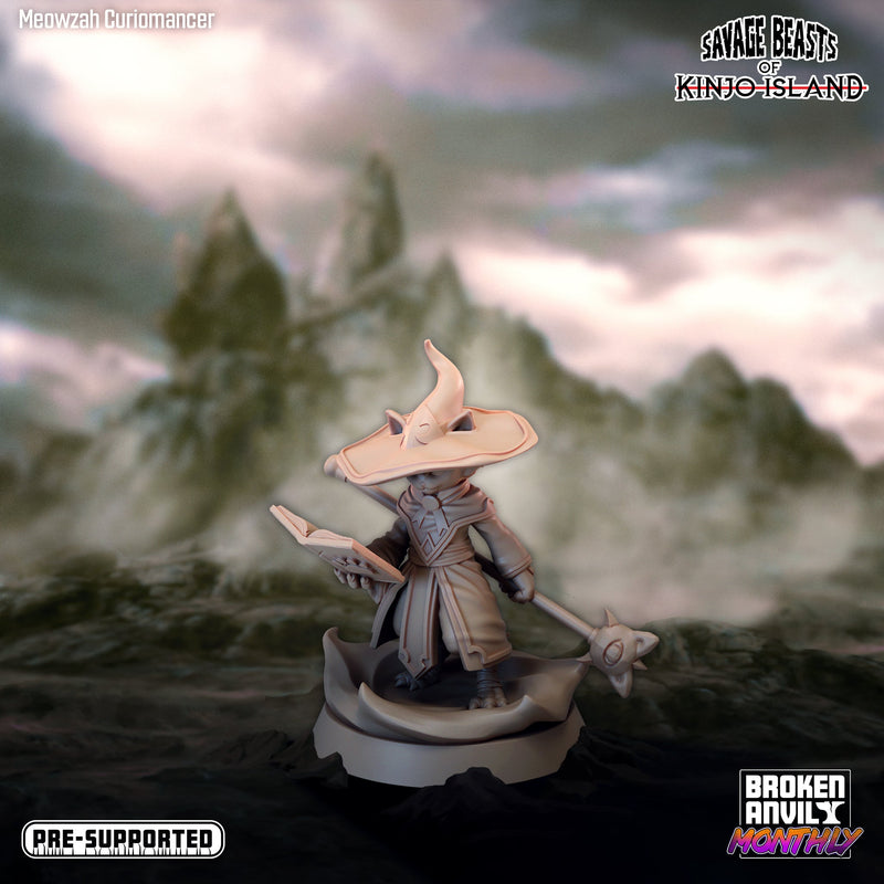 Meowzah Miniatures | Savage Beasts of Kinjo Island | Tabletop RPG Miniature TabletopXtra