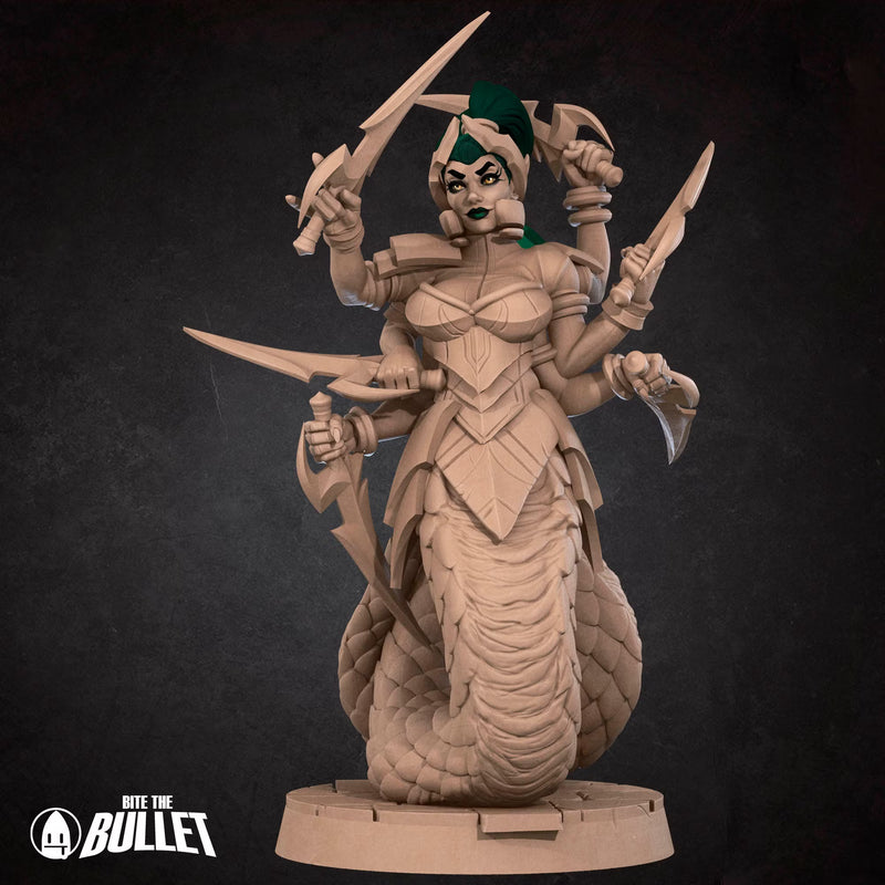 Dancing Marilith Meredith Pin-Up | Iconic Monsters Vol 2 | Tabletop Fantasy Resin Miniatures | BTB