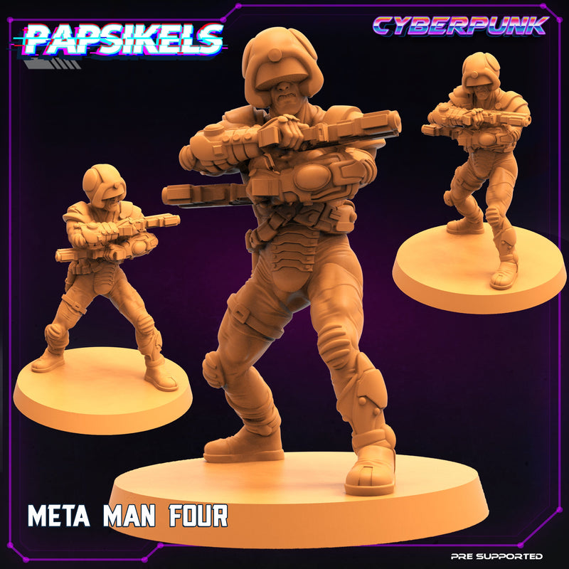 Meta Man Four | Law Upholders Vol 2 | Sci-Fi Miniature | Papsikels TabletopXtra