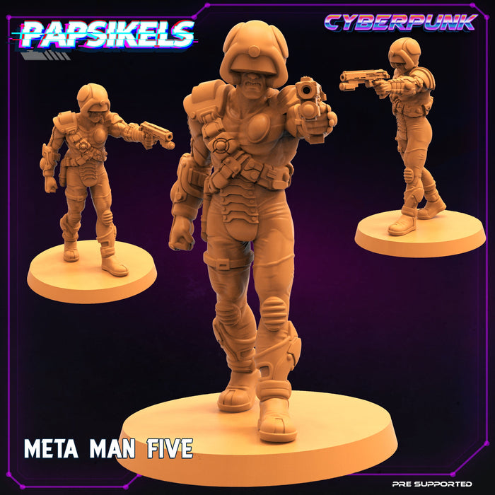 Meta Man Miniatures | Law Upholders Vol 2 | Sci-Fi Miniature | Papsikels TabletopXtra