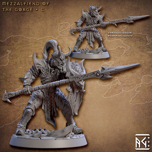 Mezzalfiend C | The Demon King's Spawn | Fantasy D&D Miniature | Artisan Guild TabletopXtra