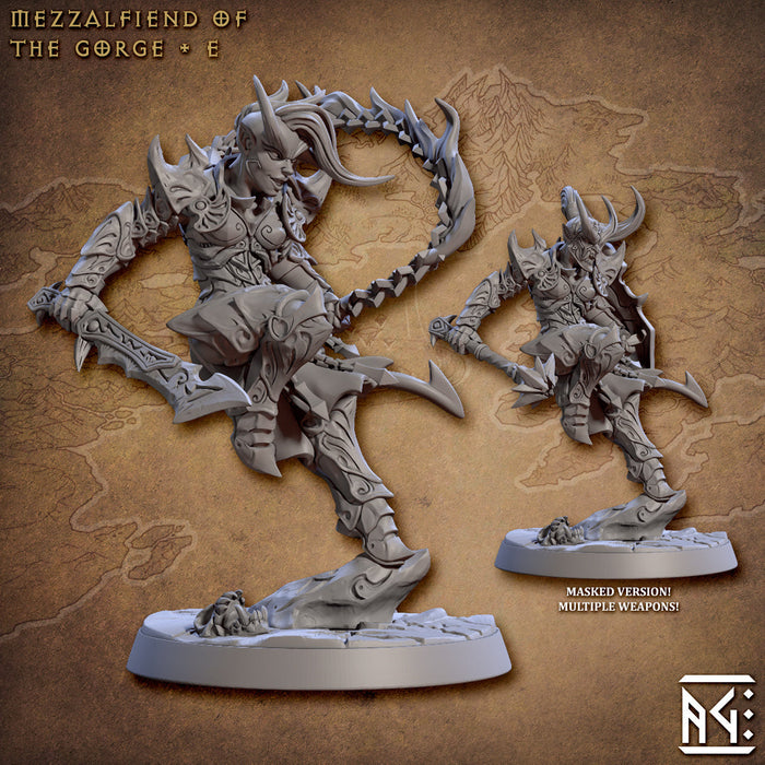 Mezzalfiend E | The Demon King's Spawn | Fantasy D&D Miniature | Artisan Guild TabletopXtra