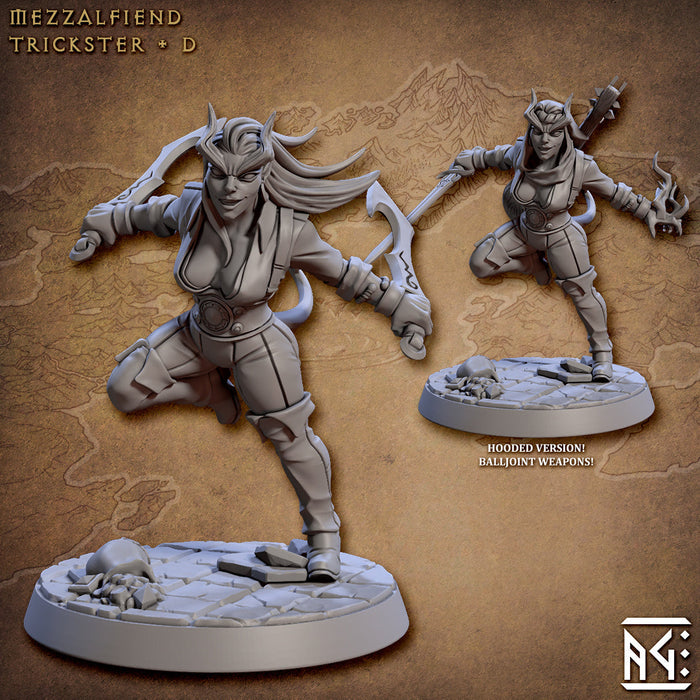 Mezzalfiend Trickster D (Alt) | City of Intrigues | Fantasy D&D Miniature | Artisan Guild TabletopXtra