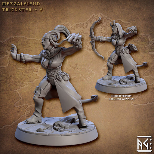 Mezzalfiend Trickster F | City of Intrigues | Fantasy D&D Miniature | Artisan Guild TabletopXtra