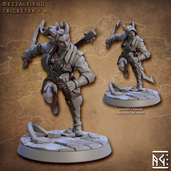 Mezzalfiend Tricksters | City of Intrigues | Fantasy D&D Miniature | Artisan Guild TabletopXtra