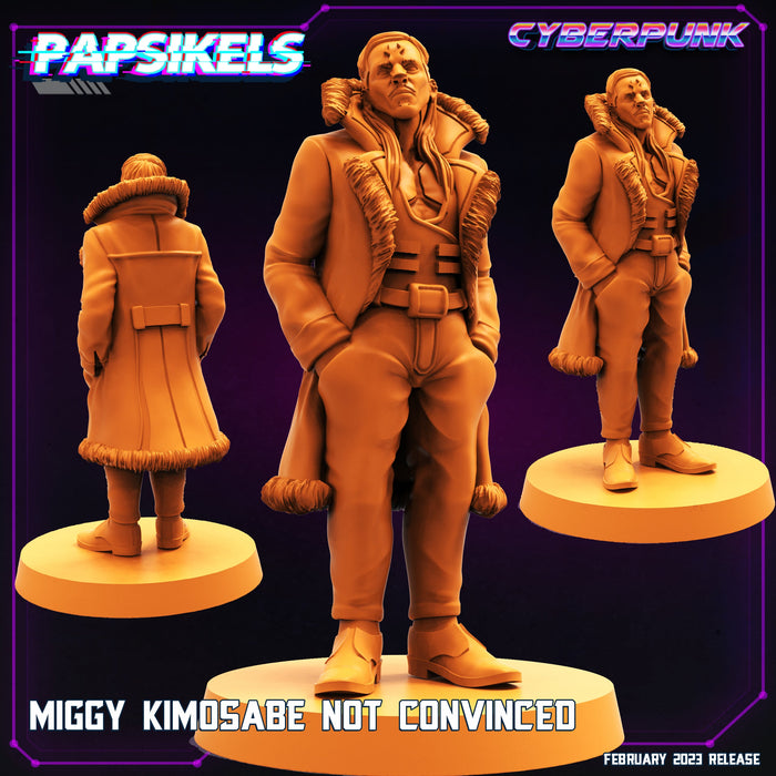 Miggy Kimosabe | Cyberpunk | Sci-Fi Miniature | Papsikels TabletopXtra