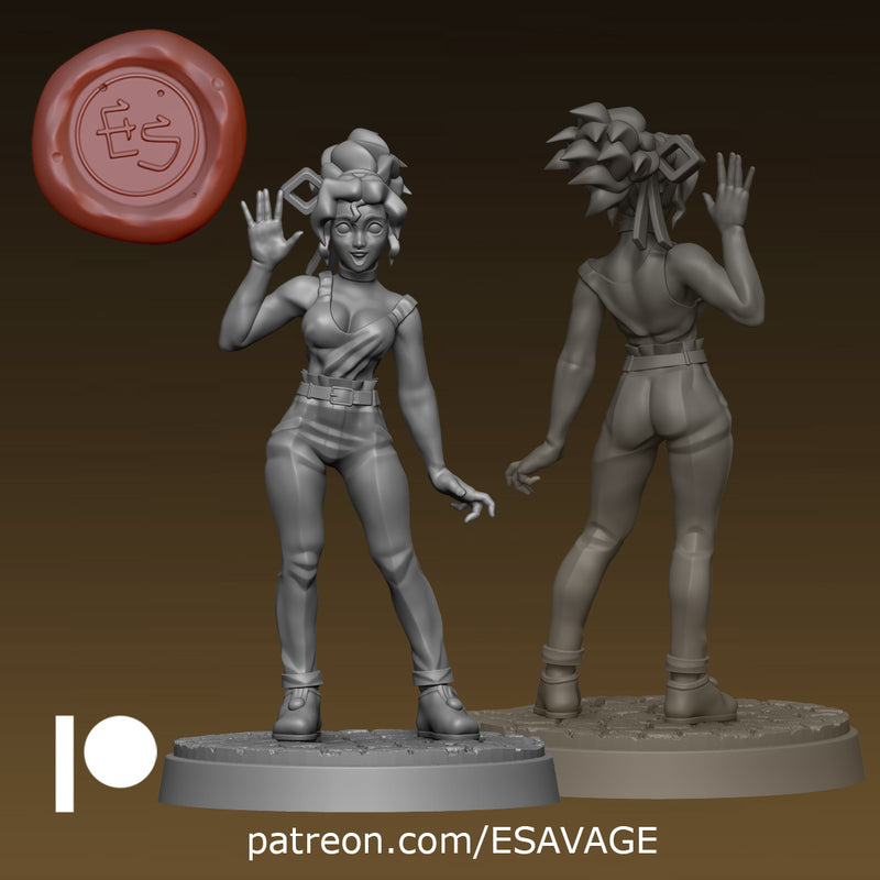 Miho | Fantasy Miniature | Ethan Savage Studios