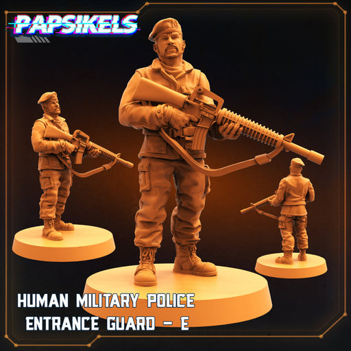 Military Police Entrance Guard E | Star Entrance | Sci-Fi Miniature | Papsikels TabletopXtra