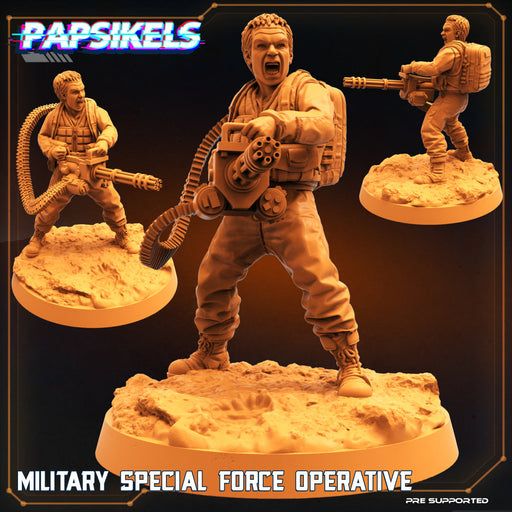 Military Special Force Operative | Sci-Fi Specials | Sci-Fi Miniature | Papsikels TabletopXtra