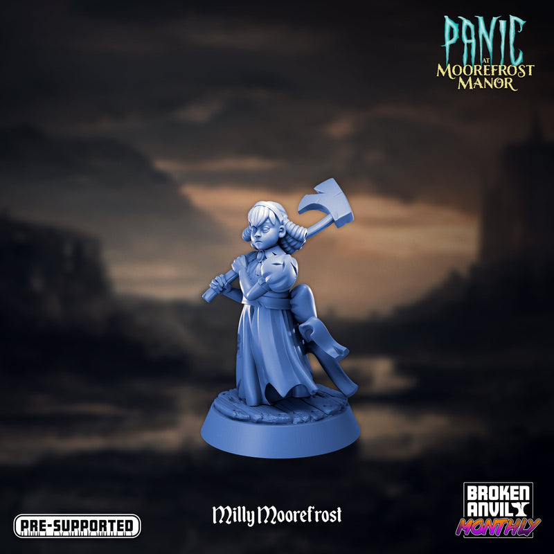 Milly Moorefrost | Panic at Moorefrost Manor | Tabletop RPG Miniature TabletopXtra