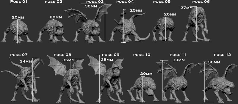 Mind Glutton Miniatures | Everlasting Shadow Netherdeep | Fantasy Miniature | Mini Monster Mayhem TabletopXtra