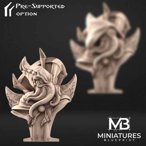 Mind Stealer Bust (150mm) | Mermaids & Mind Stealers | Miniatures Blueprint TabletopXtra